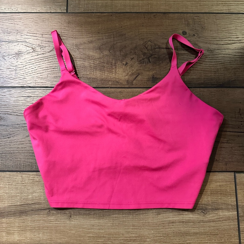 Athleta Pink Sleeveless Crop Camisole